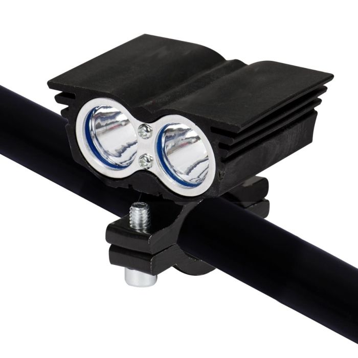 Allextreme EX2OEF1 2 LED Owl Eye Waterproof CREE LED Fog Light with High Beam/Low Beam Function for Bike/Motorcycle and Cars (20W, Black, 1 PC)