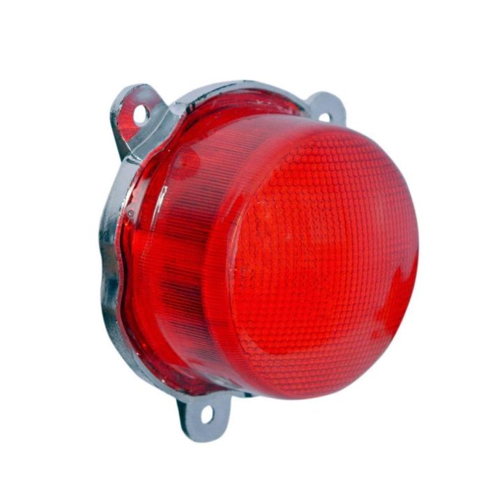 Allextreme EXUNOCT Bike Customized Phantom Red Tail Light Motorcycle Number Plate Brake Rear Lamp Compatible for Bullet Classic