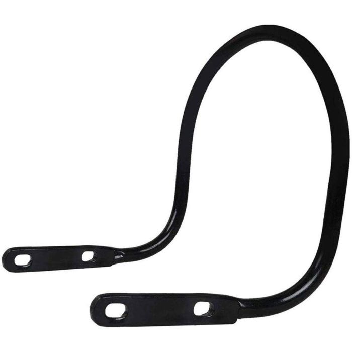 AllExtreme EXTBRBB Heavy Duty Bike Rear Seat Backrest Handle Support Compatible for BS3 and BS4 Model Bullet 350cc and 500cc (Black)
