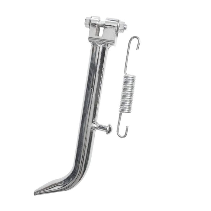 AllExtreme Heavy Duty Durable Stainless Steel Side Stand for Bullet Classic Electra and Standard 350cc and 500cc Motorcycles (Chrome)