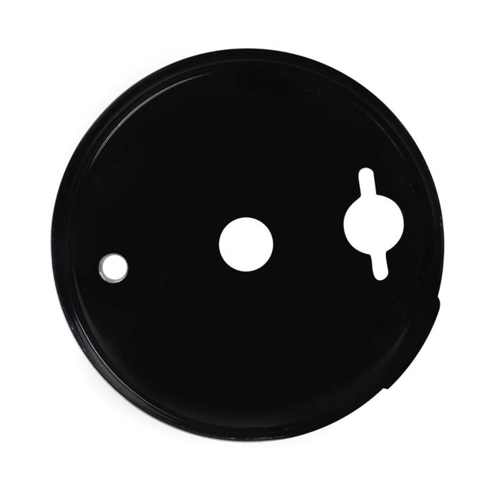 AllExtreme TBBS-099 Rear Brake Shoe Plate Cover for Old Model Bullet Classic Electra and Standard 350cc and 500cc Motorcycles (6 Inch, Black)