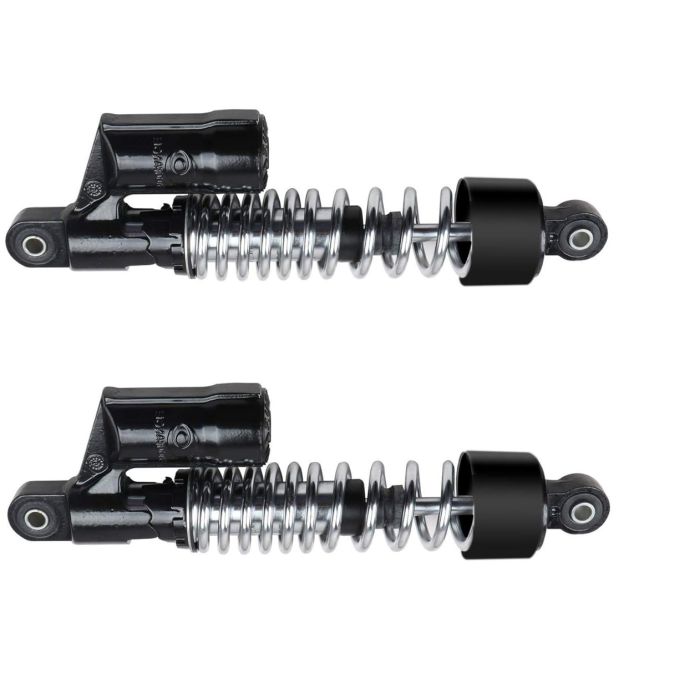 AllExtreme EXRSAS1 Rear Shocker Suspension Spring Adjustable Bike Shock Absorber for Royal Enfield Bullet Motorcycle (Black, 2 Pcs)