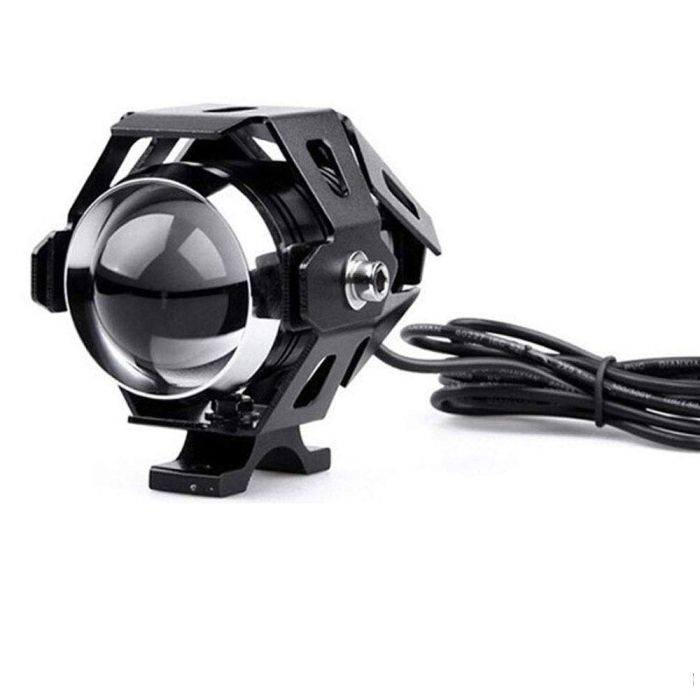 Allextreme EXU5FLB1 U5 CREE Aluminium Alloy LED Driving Fog Light for All Motorcycles, ATV and Bikes
