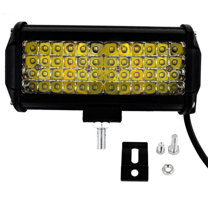 Allextreme EX48LFL02 Universal 48 LED Light Flood Spot Combo Beam Light Multi-Purpose Warning Fog Lamp for Bike, Motorcycle and Cars (72W, White, 2Pcs)