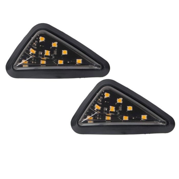 Allextreme EXUIB2O Universal Turn Signal Indicator Light Bike Front Rear Side Blinker Bulb for Motorcycles & Bikes (Amber, 2 PCS)