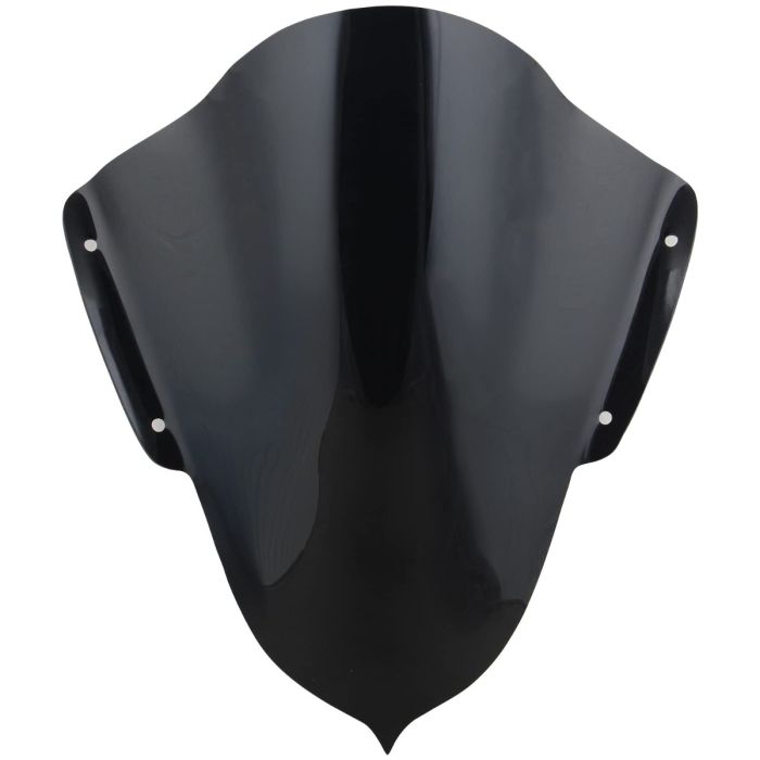 AllExtreme EXPVR15 Plastic Windscreen Visor Front Fairing Windshield Baffle Wind Deflectors for Yamaha R15 V3 (New Version) (Black)