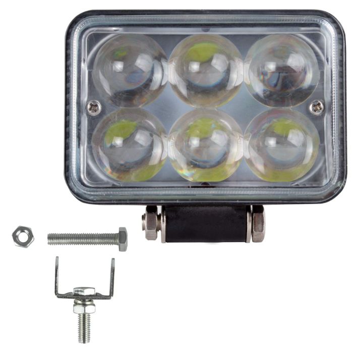 Allextreme EX6L5D1 18W 6 LED 5D Fog Light Water Resistant Spot Beam DRL Lamp for Bikes, Cars, SUVs & Motorcycles (18W, White)