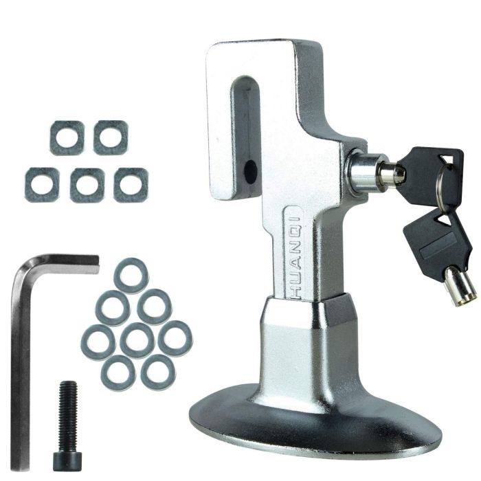 AllExtreme CQ-6010E Anti Theft Brake Clutch Pedal Car SUV Auto Lock Universal Accelerator Throttle Locking Rod