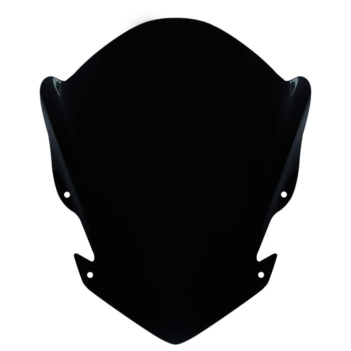 AllExtreme EXRC200 Plastic Windscreen Visor Compatible with KTM RC 200 Front Fairing Windshield Baffle Wind Deflector (Black)