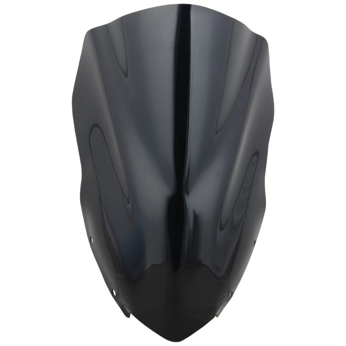 AllExtreme EXBD400 Plastic Windscreen Visor Compatible with Bajaj Dominar 400 Front Fairing Windshield Baffle Wind Deflector (Black)