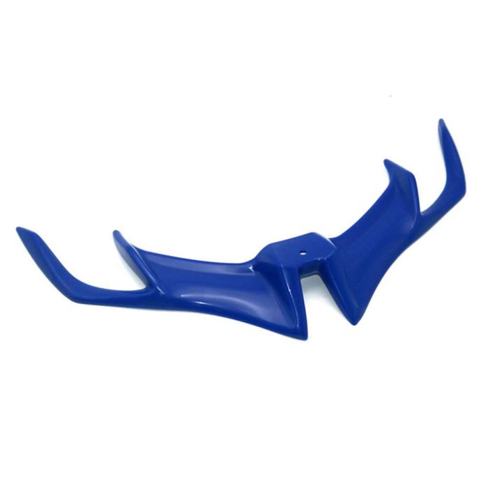 AllExtreme EXSGAW1 Motorcycle Front Fairing Aerodynamic Winglet 2.0 for R15 V3 (Blue)