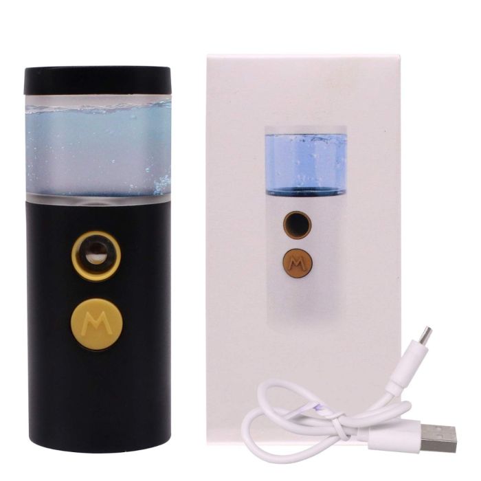 Allextreme MSB1920 Multipurpose Mini Portable Sanitizer Sprayer Nano Mist Face Steamer Rechargeable Facial Water Sprayer (20ml Tank Capacity, Random Color)