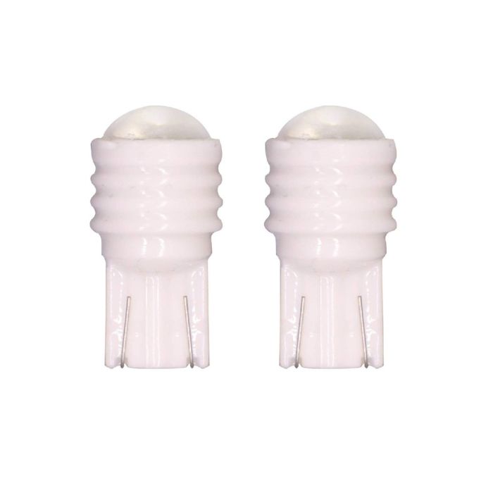 Allextreme EXT021W Universal T10 LED Parking Light Super Bright Interior Pilot License Plate Dome Indicator Lamp Bulb for Car Bike and Motorcycle (1W, White, 2 PCS)