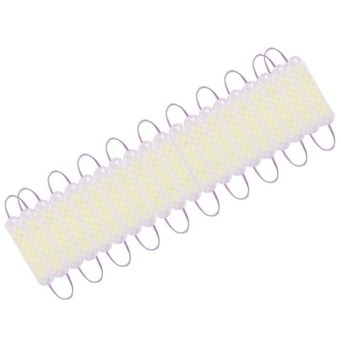 Allextreme EXMIL9W 9 LED Module Light Interior Exterior 12V 5730 Injection Decorative Lamp with Adhesive Backside for Car, Home & Decoration (20 Strips, White)
