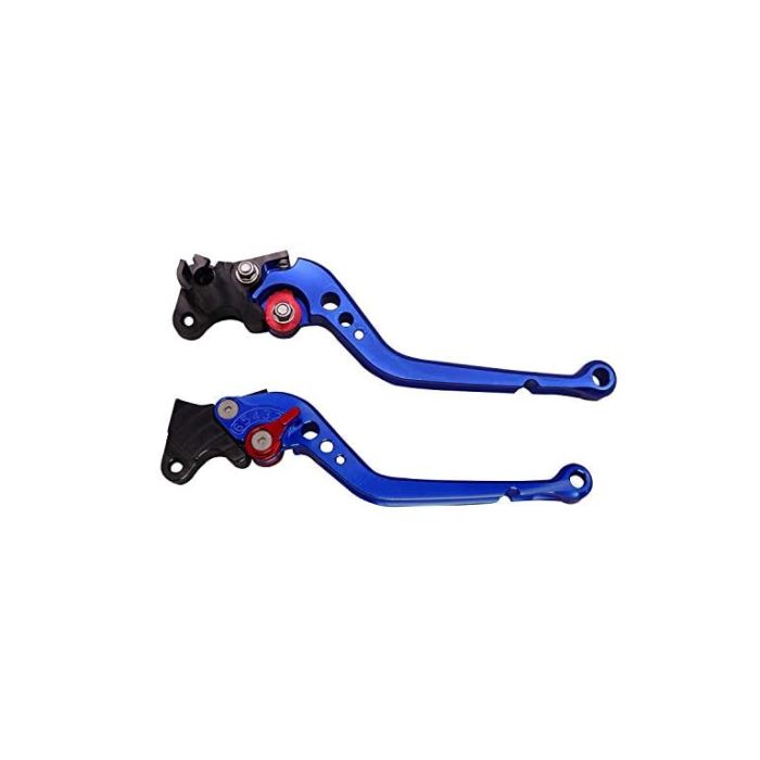 Allextreme AX-LEV58 Clutch Brake Lever Heavy Duty 6 Positions Adjustment for Honda Dio (Blue, 2 Pcs)