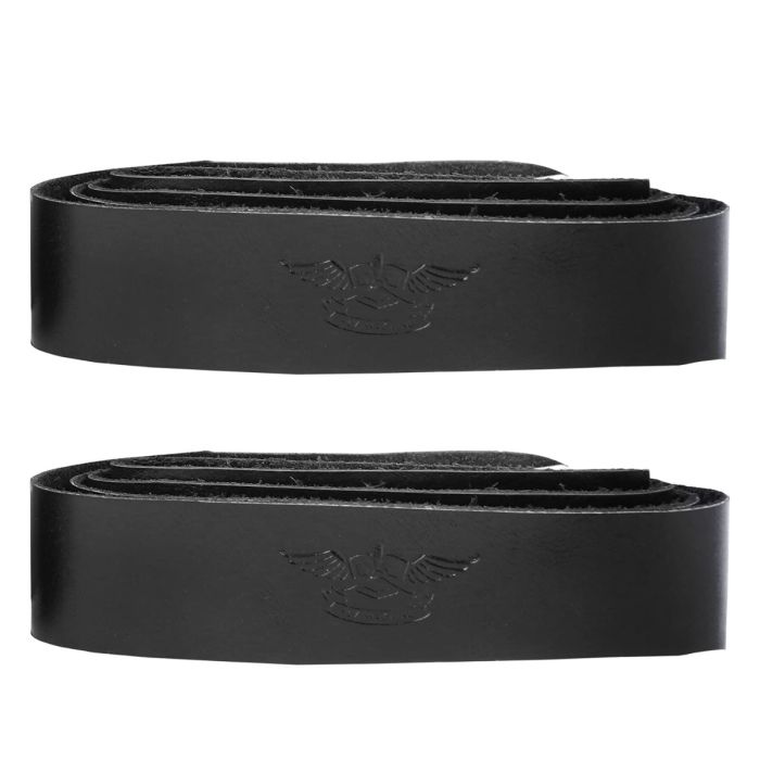 Allextreme EXNHGL1 PU Leather Handlebar Grip Tape, Non-Slip EVA Foam, Durable, Weather Resistant, Waterproof Accessory for Car & Bike (2 Pcs, Black)