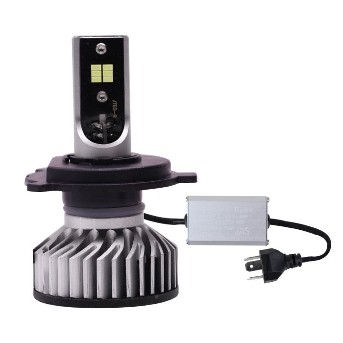 AllExtreme EXSRS1 H4 LED Headlight Bulb with Cooling Fan 36W Head lamp Conversion Kit for Bike Car SUV and Motorcycles (Pack - 1)