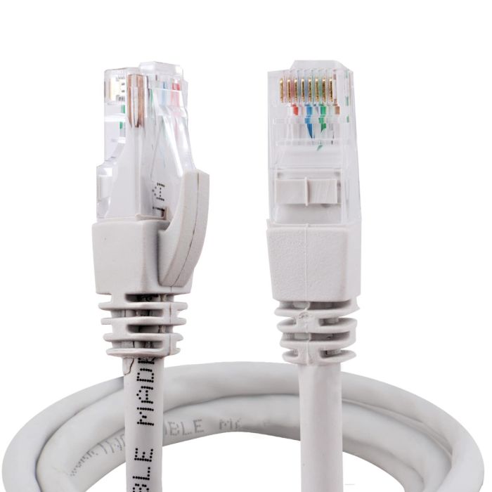 Allextreme Patch Cord LAN Cable Cat-6E Compatible with Computers & Laptops, High speed Cable Cord for Modem, Router (1 Mtr)