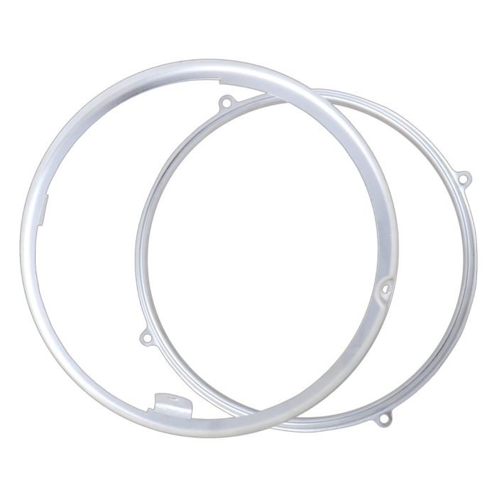 Allextreme Outer Ring for Headlight Trim Ring Heavy Duty Chrome Plated Head Lamp Cover compatible With Bullet Motorcycles