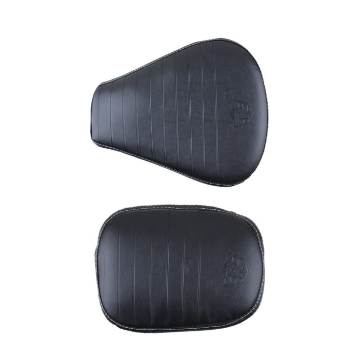 Allextreme PU Leather Seat Cover Cushion Durable, Reinforced Stitching, Comfortable, Classic Design, Dustproof & Waterproof for Motorcycle (Model-2)