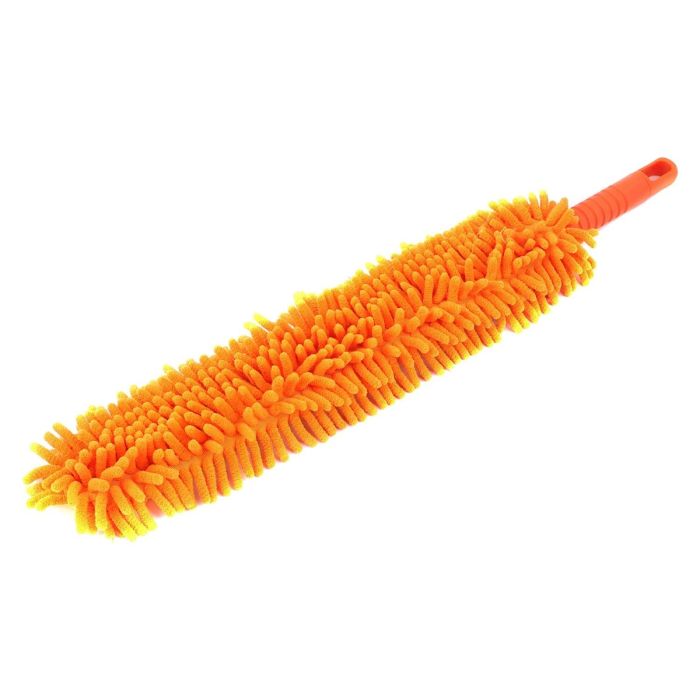 ALLEXTREME DCF-GF02 Anti Static Feather Duster Dust Cleaner Brush with Handle (Random Colour)