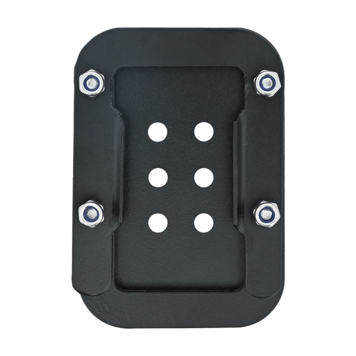AllExtreme Bike Stand Extender Pad CNC Foot Side Kickstand Enlarger Extension Compact Support Plate Compatible with Royal Enfield Interceptor 650 (Black)