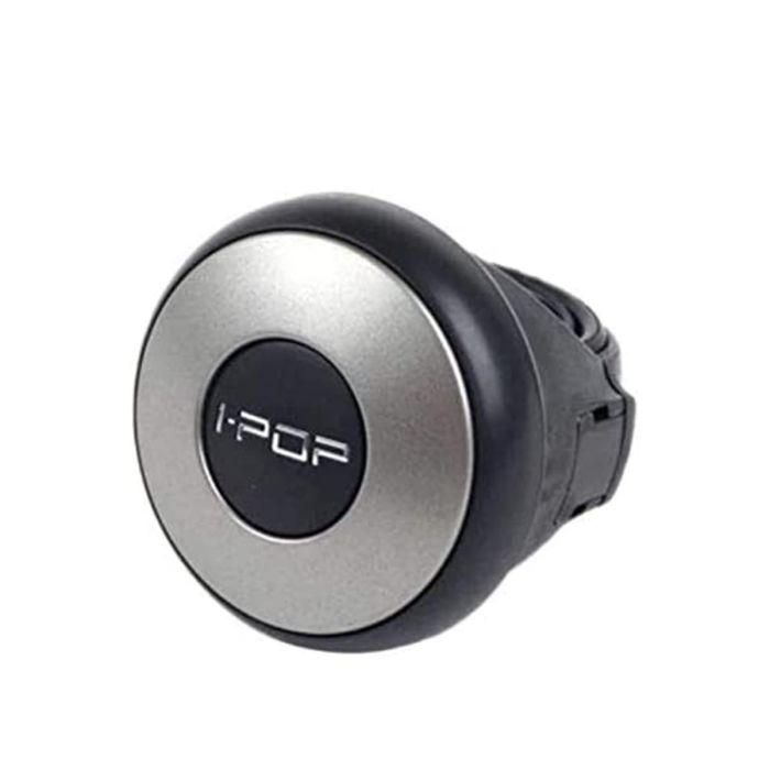 AllExtreme EXSKSB01 Universal Car Steering Wheel Knob Spinner for All Cars Power Handle SUV Rotation Booster (Silver & Black)
