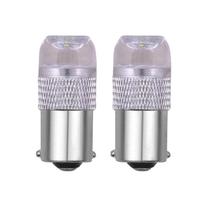 Allextreme EXLB011W LED Bulb Turn Signal Indicator Bright Lamp 6 Smd Chipset License Plate Parking Dome Light for Car Bike and Motorcycle (6W, White, 2 PCS)