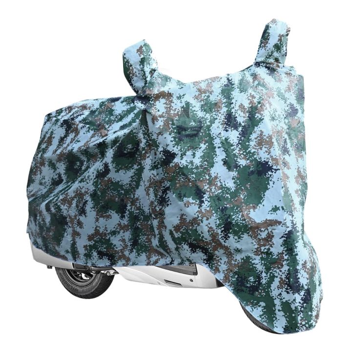 AllExtreme 100% Tested Waterproof Scooty Cover Dustproof Indoor Outdoor UV Protection Rain Bike Body Cover Compatible for Activa Maestro and All Two Wheeler Scooter (Army Green, Large)