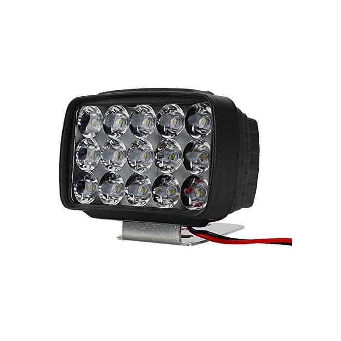 Allextreme EXNPE42 15 LED Fog Light 12V DC Headlamp Bar Wate Resistant for Off-Roading Scooty Motorcycle Car (Pack of 2 with On/Off Switch)
