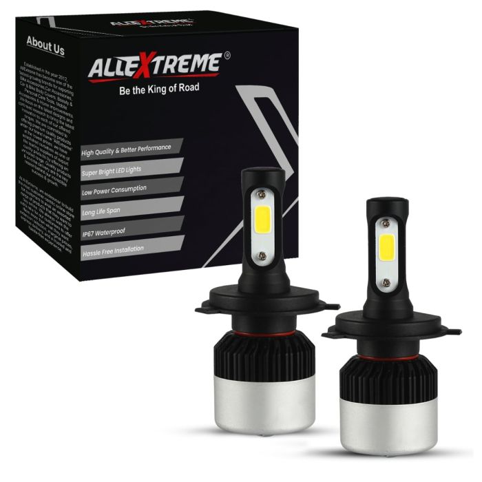 Allextreme EXNPE23 LED Headlight with High Brightness for Scooties, Motorcycles, Bikes (Universal fit, Pack of 1)