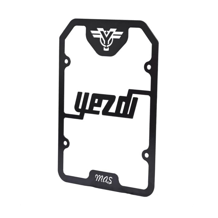 AllExtreme Euro J10 Radiator Grill Bike Radiator Grille Protector Motorcycle Accessory Shield Cover Heavy Duty Compatible With Yezdi (Black)