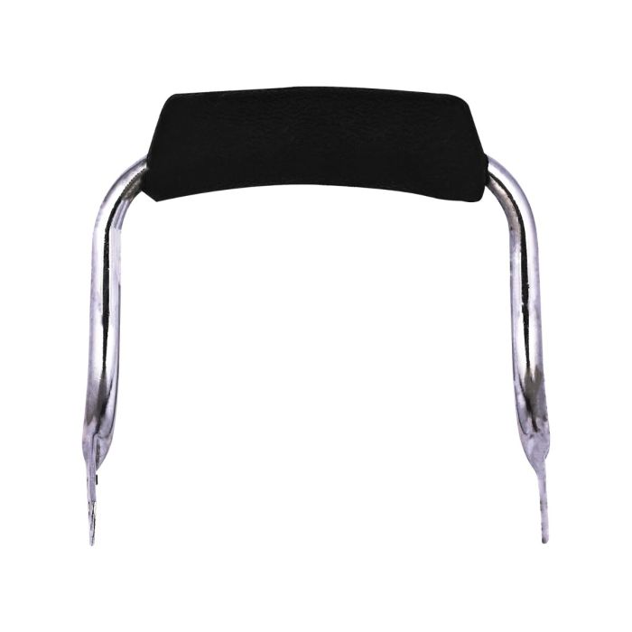 AllExtreme Backrest Foam Padded Passenger Rear Seat Support Compatible with BS3 and BS4 Model 350cc & 500cc, Chrome