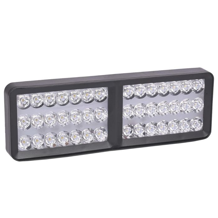 Allextreme 24W 9-85V DC Power 7000 Lm High Brightness LED Fog Lamp Bar Lights External Spotlight with Mounting Bracket Universal Fit for All Cars and Bikes (Cool White, Pack of 1)