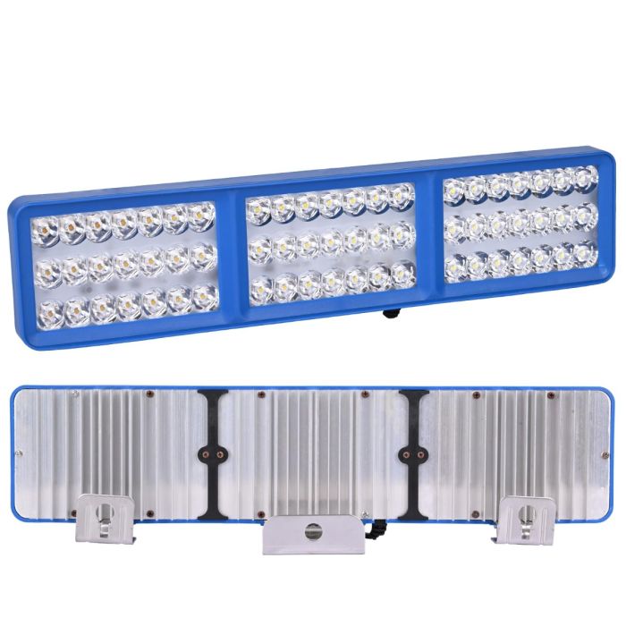 Allextreme 90W LED Fog Lamp 9-85V DC Power 9000 Lm High Brightness Bar Lights External Spotlight with Mounting Bracket Universal Fit for All Cars and Bikes (Yellow/Warm White, Pack of 1)