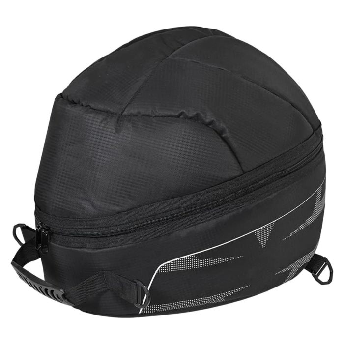 AllExtreme Full Face Helmet Bag Large Capacity Lightweight Bikers Headwear Bluetooth Devices & Accessories Storage Bags with Removable Strap & Pocket for Motorcycle Bike Riding (1Pc, Black)