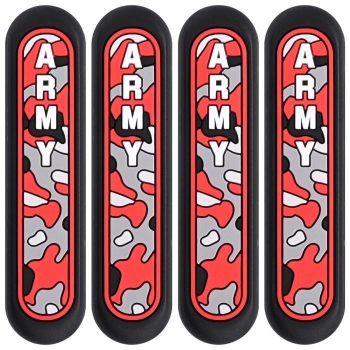 AllExtreme Universal Car Door Guard Trim Anti Scratch Bumper Door-Edge Rubber Paint Protector Sticker Compatible with All Cars & Vehicles (4Pcs, Red/Black)