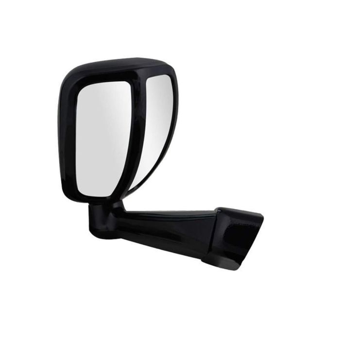 AllExtreme EXWAMB1 Car Bonnet Front Fender Rear Side Mirror Wide Angle View Compatible for Toyota Fortuner and Innova (Black)