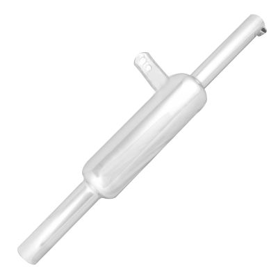 AllExtreme EX047 Indori Model Silencer with Bush Compatible for BS3 and BS4 Model Royal Enfield Bullet 350cc and 500cc (Chrome)