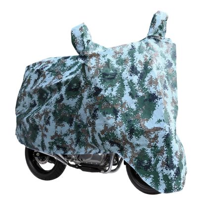 AllExtreme 100% Tested Waterproof Bike Body Cover Dustproof Indoor Outdoor UV Protection Rain Cover Compatible for Splendor Platina HF-Deluxe and Upto Pulsar 180cc Size (Army Green, Medium)