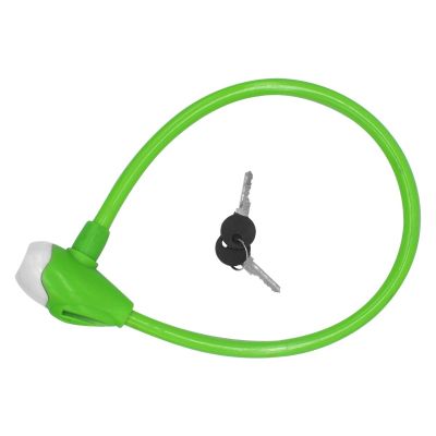 AllExtreme EXMSHL3 Heavy Duty Helmet Lock Anti-Theft Multipurpose Steel Cable Safety Lock With 2 Keys for Bike, Bicycle & Cycle (Color may Vary)