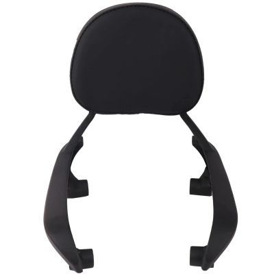 AllExtreme EXBMS01 Heavy Duty Bike Backrest Fit Passenger Rear Seat Back Support Rest Adjustable Compatible with Royal Enfield Meteor (Black)