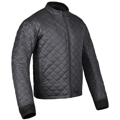 Allextreme Winter Liner for Riding Jacket Quilted Full Sleeved Thermal Running Softshell Windcheater Jackets (3XL, Black)
