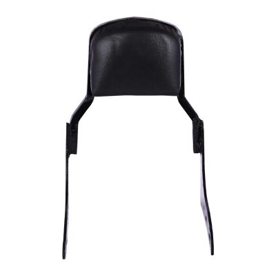 AllExtreme EXBT2HB Harley Style Heavy Duty Bike Pillion Backrest Passanger Rear Seat Back Support Rest Compatible for BS3 and BS4 Model Bullet 350cc and 500cc (Black)