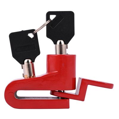AllExtreme EXMDBLM Mini Anti Theft Disc Brake Security Lock for Bicycle and Motorcycle (Maroon)