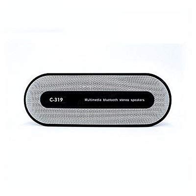 Allextreme Multimedia Portable Bluetooth Speaker USB/TF Card Play Subwoofer Powerful Sound Multifunction Portable Bluetooth Wireless Stereo Music Speaker for Smartphone and Laptop (C319)