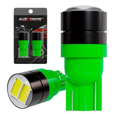 Allextreme EXT104G Universal T10 LED Parking Light 4 SMD Super Bright Interior Pilot License Plate Dome Indicator Lamp Bulb for Car Bike and Motorcycle (1W, Green, 2 PCS)5