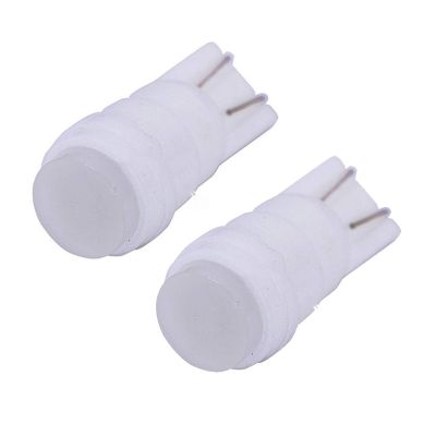 Allextreme EXTCT101 Universal T10 LED Parking Light Super Bright Interior Pilot License Plate Dome Indicator Lamp Bulb for Car Bike and Motorcycle (1W, White, 2 PCS)