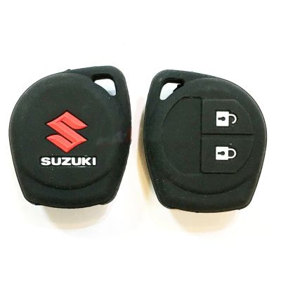 AllExtreme EX2KCMS Silicone Car Key Cover for Swift/Ritz/Dzire/Ertiga/SX4/AStar/WagonR/Celerio & Maruthi Suzuki - Black