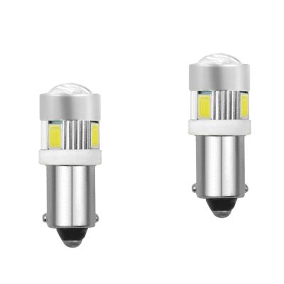 Allextreme EXBA9W2 LED Parking Light Super Bright Interior Pilot License Plate Dome Indicator Lamp Bulb for Car Bike and Motorcycle (3W, White, 2 PCS)